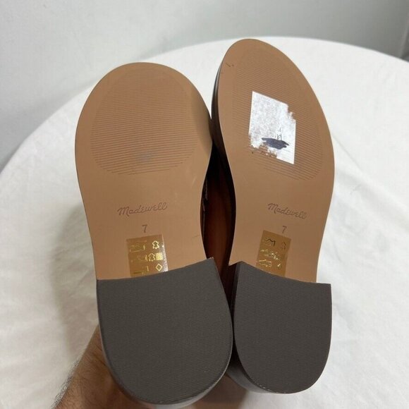 Madewell Womens $158 Vernon Loafer in Leather Dried Maple Size 7 NL839 - Picture 9 of 9